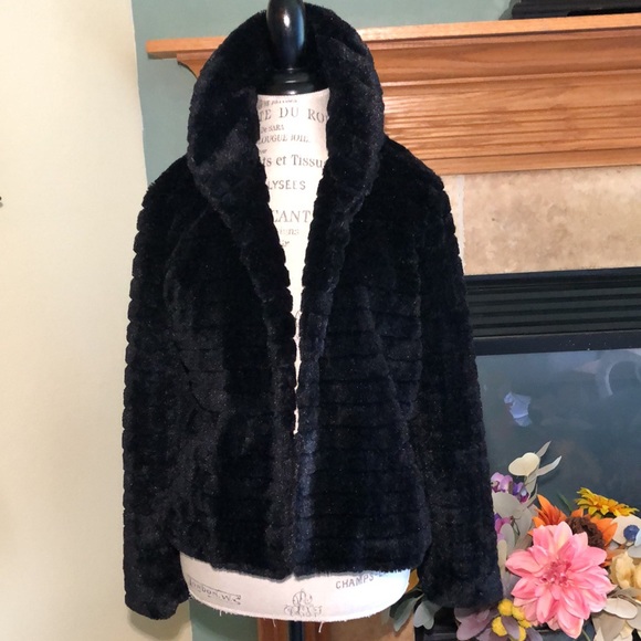 Fur jacket LAURA ASHLEY large - Picture 4 of 9